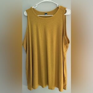 Old Navy - Women’s High-Neck Rib-Knit Swing Tank - Size 3X - NWOT - PTP 25.5”